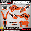 KTM SX 125 250 Graphics Decal Kit Stickers (2007-2010)