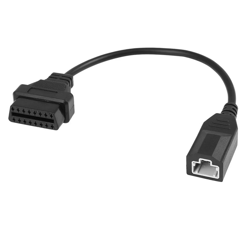 Honda 12V 3 Pin to 16 Pin OBD2 Diagnostic Connector Cable