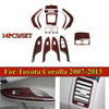 Toyota Corolla 14PCS Wood Grain Interior Cover Trim (2007–2013)