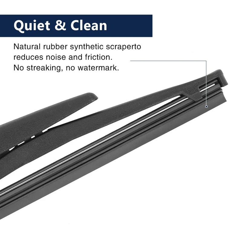 Volvo V70 390mm 15" Rear Windshield Wiper Blade Arm Set (2005-2008)