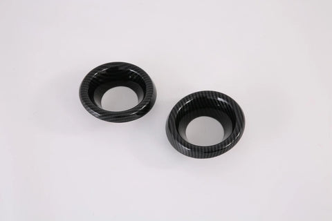 Kia Forte K3 Carbon Fiber Fog Light Ring Cover Trim (2019-2021)