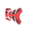 Kawasaki Ninja 250 300 400 ZX10R Red Fuel Gas Tank Pad Decals Stickers