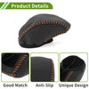 Toyota RAV4 2019-2024 Black Brown Faux Leather Gear Shift Knob Cover