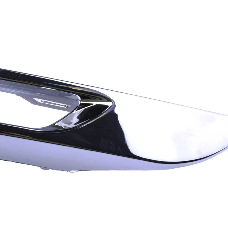 Benz X204 GLK250 GLK350 L & R Fog Light Grills w/ Strip Trim (2013-2015)
