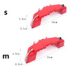 Car Front & Rear 16-17" Wheels Red 3D Disc Brake Caliper Covers (2016-2017)
