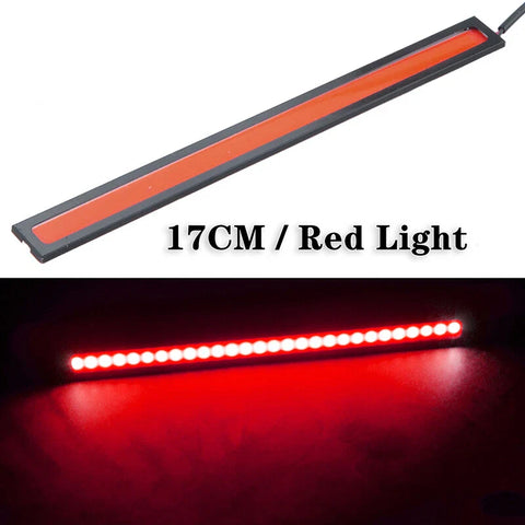 Camping Caravan Boat Car - Red 12V Waterproof DRL LED Strip Light Bar
