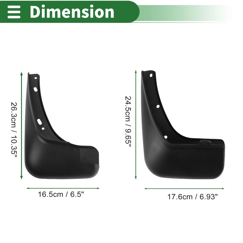 Hyundai i30 (2009-2015) - Includes Mount Accessories Mud Flaps Splash Guards