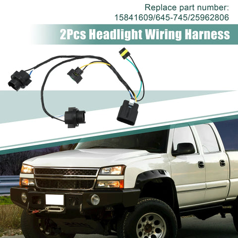 Chevrolet Silverado Headlight Wiring Harness (2007 - 2013)