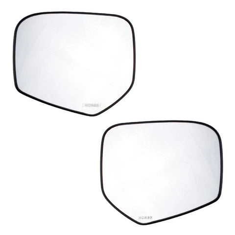 Side Mirror Glass Lens Rear View Pair Fits Mitsubishi Triton L200 Pickup 2015-18