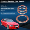 Lexus IS300 2001-2005 Exhaust Pipe Gasket (2 x Muffler Rings)