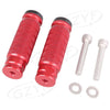 Cars CNC Aluminum Universal Red Rearset Footrests Foot Pegs