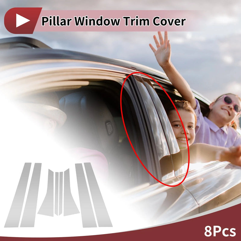 Buick Lacrosse 8 Pcs Door Pillar Window Trim (2004–2009)