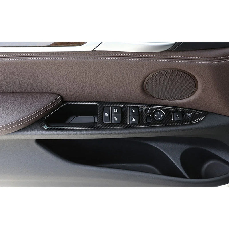 BMW F15 F16 Carbon Fiber Power Window Switch Trim (2015-2018)