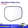Mitsubishi Triton L200 Pickup 2005-14 Side Mirror Lens Rear View RH Door Fit