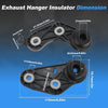 Chevy Equinox Rear Driver/Passenger Side Muffler Hanger