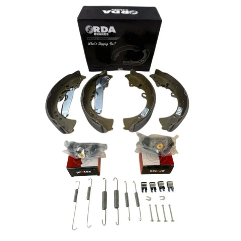 Toyota Hilux GGN KUN SR5 4WD 2 x Rear Drum Brake Shoes Overhaul
