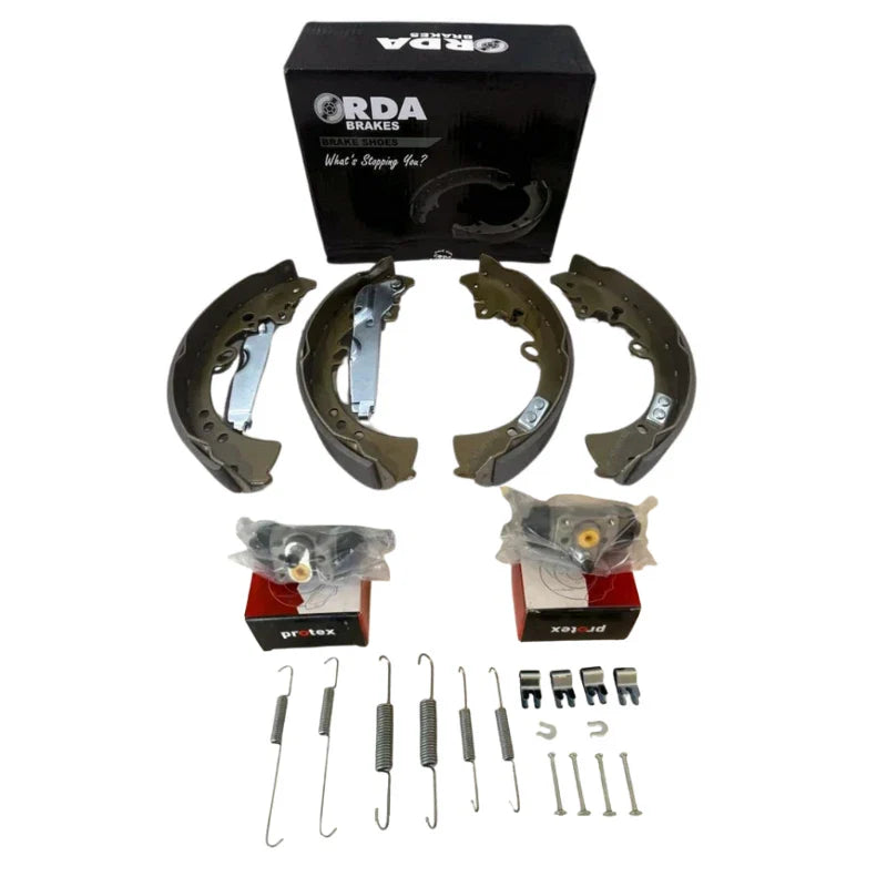 Toyota Hilux GGN KUN SR5 4WD 2 x Rear Drum Brake Shoes Overhaul