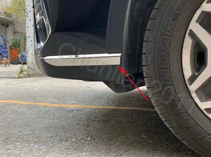Subaru Forester 2 x Covers Front Chrome Corner Protector Trim (2019-2021)