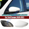 Ford Escape Left Star White Mirror Cover w/Turn Signal (2020–2021)