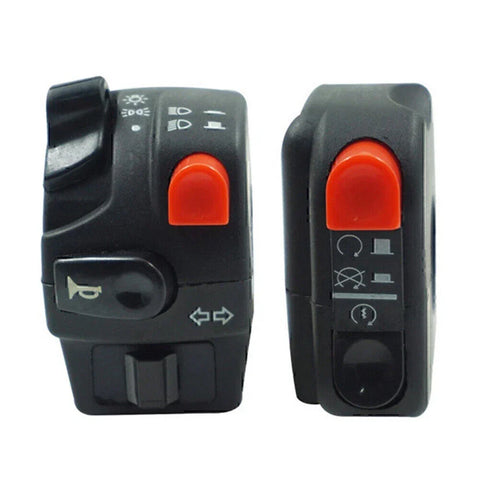 Harley 7/8" Motorcycle Horn Button Turn Signal Electric Fog Light Switch