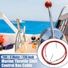 Yamaha Red 1pcs 20ft 236 Inch Marine Type Shift Remote Control Box Cable