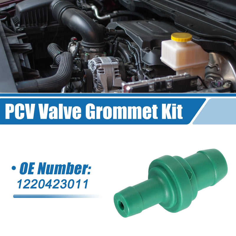 Toyota Yaris Echo PCV Valve & Exhaust Valve Fittings Green (2000–2005)