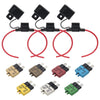 Car Boat Truck SUV Manual Reset Blade Circuit Breaker with Fuse Holder