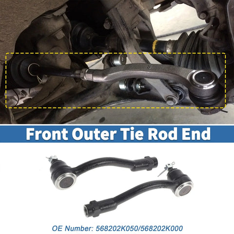 Kia Soul Front Outer Tie Rod Ends (2010-2013)