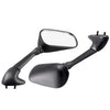 Yamaha YZF R6 Oval Matte Rear View Mirrors (2001-2003)