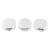 Harley V-Rod Night Rod Special 3 x Chrome Top Fork Tube Stem Nuts (2007-2011)