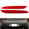 Jaguar XJ Red Rear Bumper Trim Side Reflector (2010-2017)