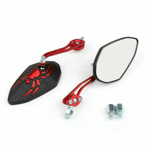 Suzuki VS600, VS750, VL800 8/10mm LH & RH Motorcycle Mirrors (2001-2012)