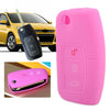 Ford Mondeo Kuga Silicone Key Cover 2 x Button Pink Protective Case