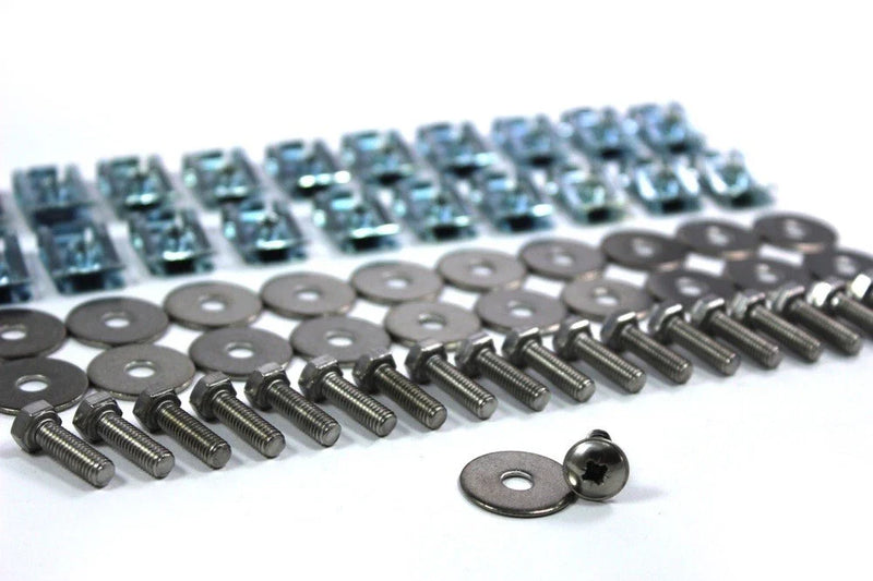 BMW 5 Series E60 E61 Under Tray Shield 21x Clips & Bolts (2003–2010)