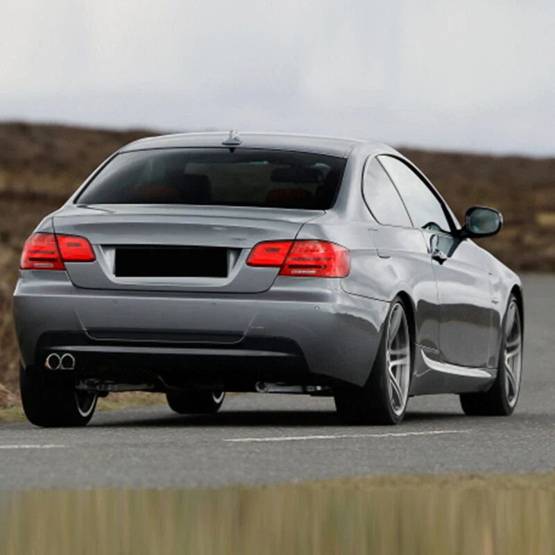 07-13 BMW E92 E93 M-Sport Gloss Black Rear Bumper Exhaust Diffuser Lip