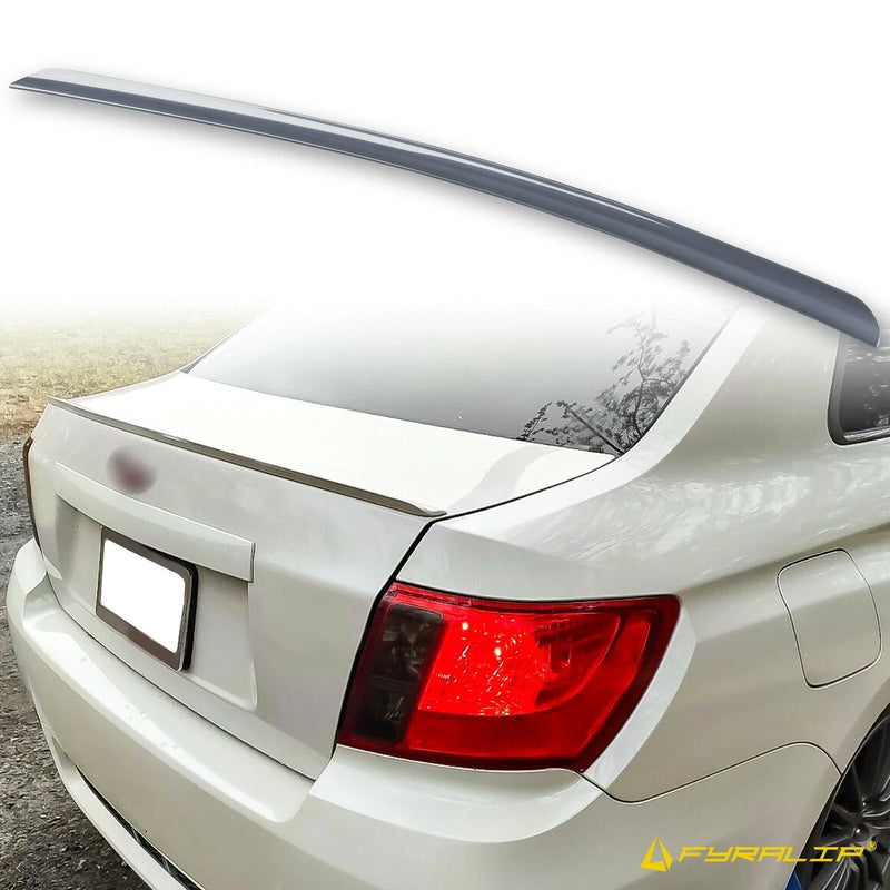 Subaru WRX STI GV Sedan F9H Blue Boot Lip Spoiler (2010-2014)