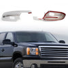 07-13 Chevy GMC Sierra Yukon XL Chrome Lower Half Mirror Covers (2007-2013)