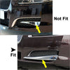 Jaguar XF Black Front Bumper Side Grille Insert Covers (2012-2015)