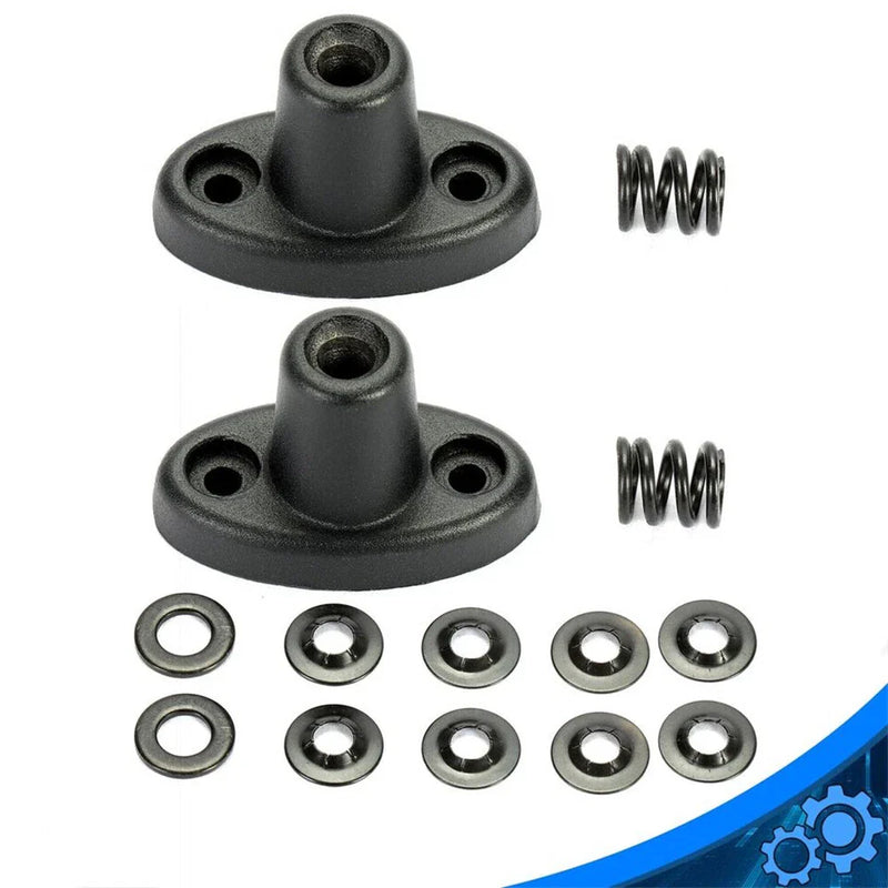 1997-2002 Jeep Wrangler Black Aluminum Sun Visor Repair Bracket (1997-2002)