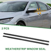 Honda Civic 2 x Front Left Right Weatherstrip Window Seals (2006-2011)