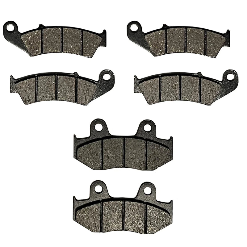 Honda Fourtrax 250R TRX250R 2x Front & Rear Semi-Metallic Brake Pads (1986–1989)