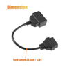 Toyota OBD1 22-Pin to OBD2 16-Pin Diagnostic Tool Adapter (1996-2000)