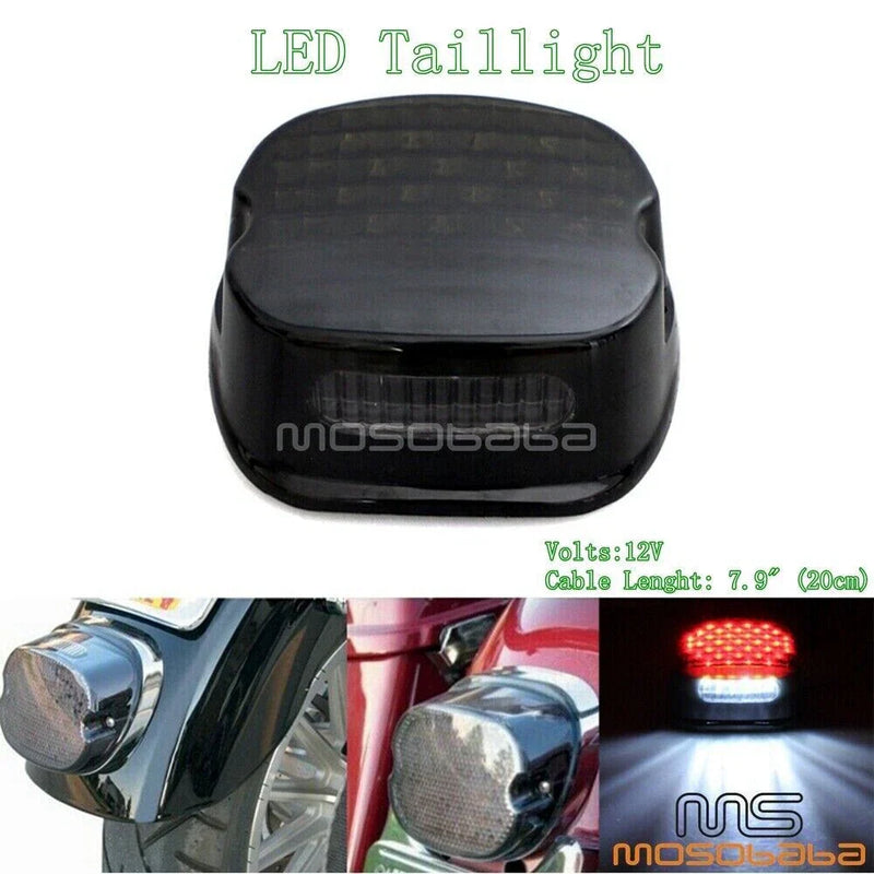 Harley FLSTF FLSTFB FLST FLTR FLHR FLHTKL Smoke LED Brake Taillight Lamp