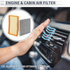 Toyota Camry 2.5L 3.5L Engine Cabin Air Filter Combo (2018-2024)