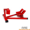 Universal Motorcycle & Scooter Red Front Wheel Chock Paddock Stand