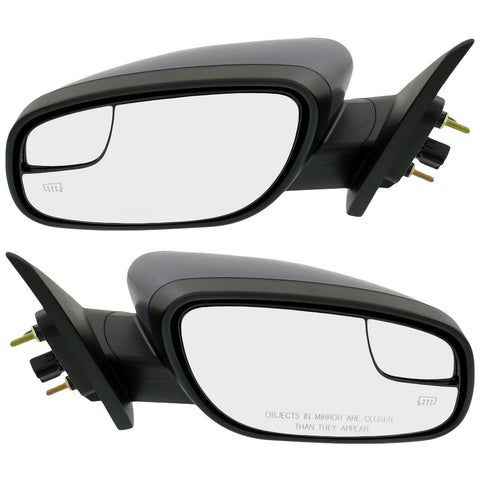 Pair Set of 2 Mirrors Driver & Passenger Side Heated Left