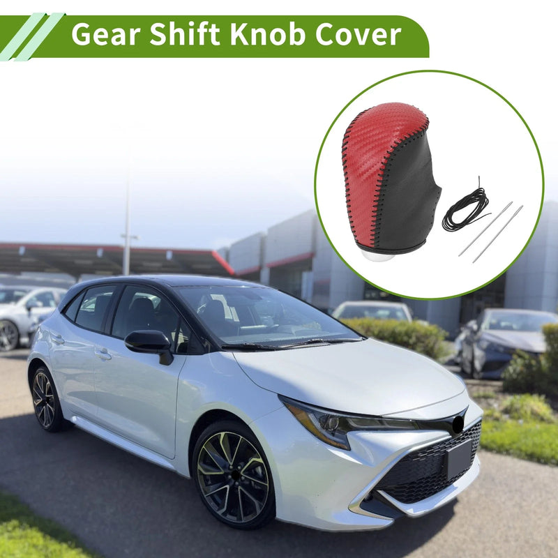 Nissan X-Trail Rogue Red Carbon Fiber Gear Shift Knob Cover (2014-2020)
