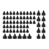 Harley Touring Road King Softail Trike 62X Engine Bolt Black Cap Kit (18-24)