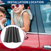 Honda Pilot (2015-2022) Black Carbon Fiber 8 x Car Pillar Window Trim Covers