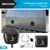 Trailer Toolbox Black Recessed Folding T Lock Handle (Drop T Whale Tail)